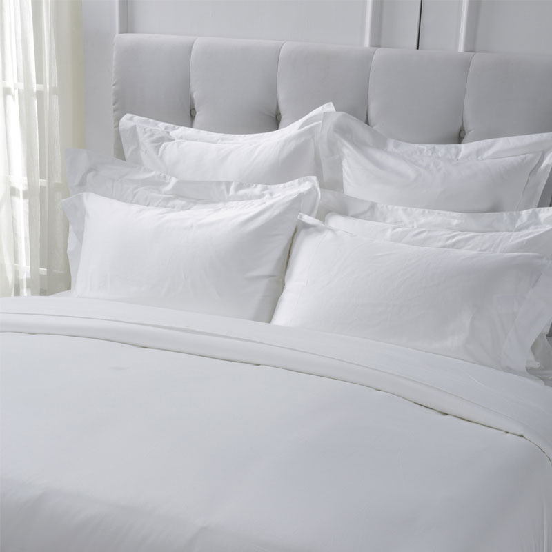 Set di lino tessile di cotone bianco t330 puro t330 set di lino tessile hotel