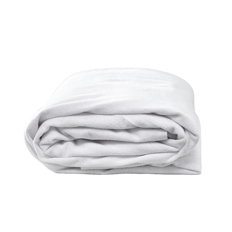 50/50 poliestere di cotone da 180 gsm asciugamano Terry impermeabile protettore materasso hotel