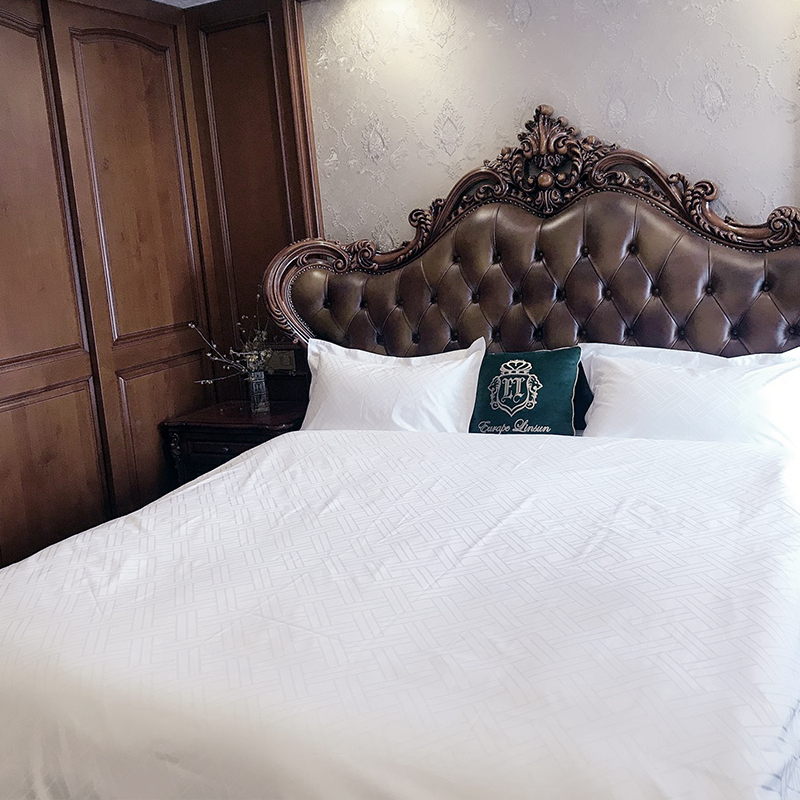 Biancaneve Biancaneve Pure Cotton 60S 330TC Sateen Jacquard Hotel Biancheria da letto