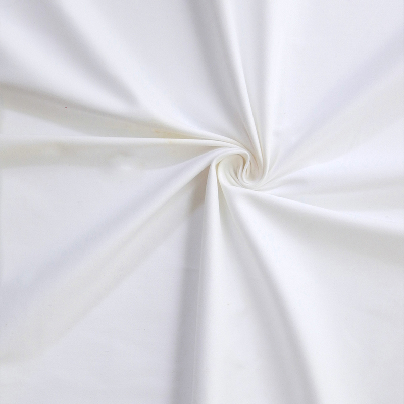 Cotone pettinato 60s 330 TC Hotel Letto in tessuto puro bianco