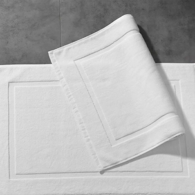 100 % cotone 32s/2 telaio loop tappetino da bagno bordo hotel