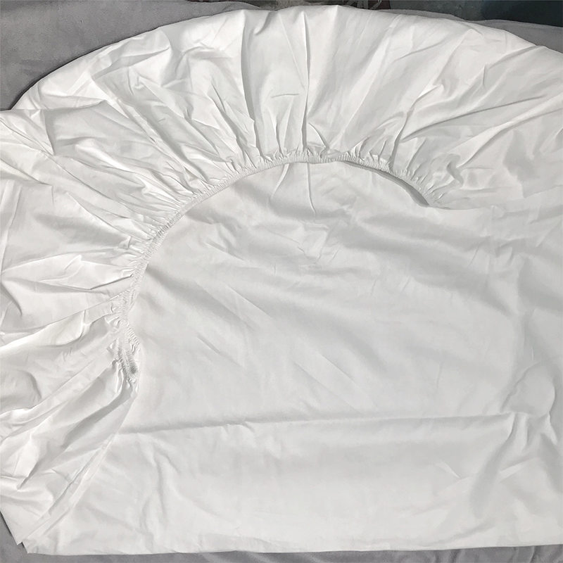 Deluxe 100 Cubbie di cotone pettinato Bianco Sateen 400T Foglio da letto aderente Hotel