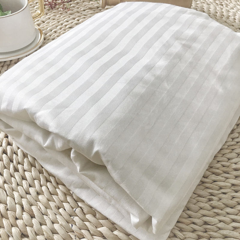 Filato di cotone bianco 60s filo 330 thread conteggi a strisce sateen sheet aderenti all'ingrosso