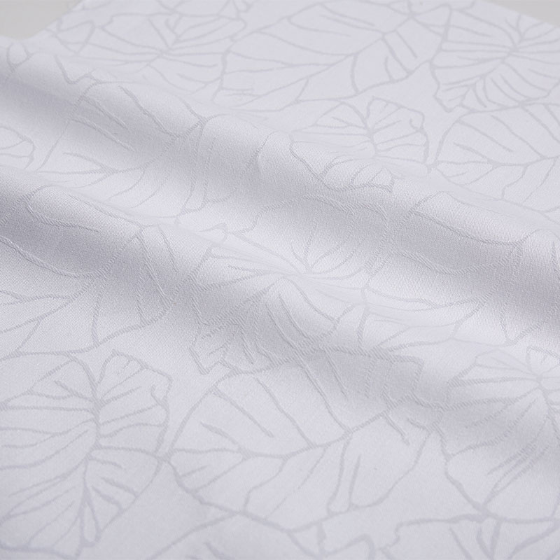 Cotone jacquard foglie tessuti tessili hotel tessuti